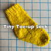 Tiny Toe-up Sock Knitting Class